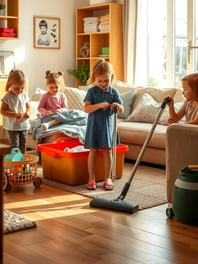 10 Age-Appropriate Chores for Kids